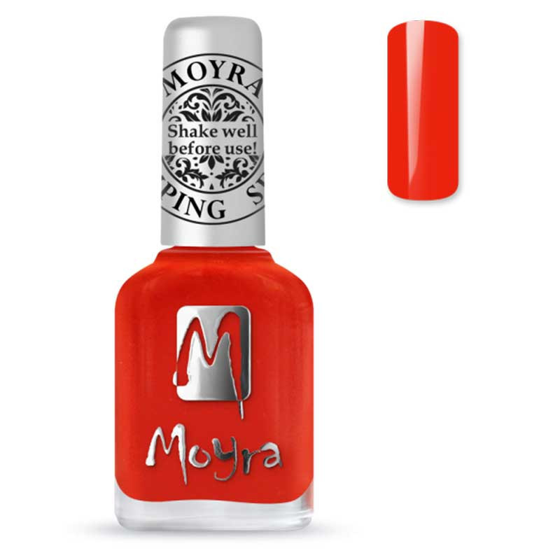 Stamping varnish Moyra, SP41 - Amber Orange