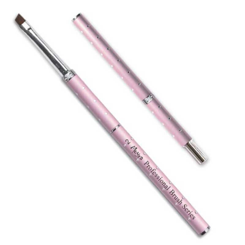 Moyra Gel Straight Brush, size 2 - angled