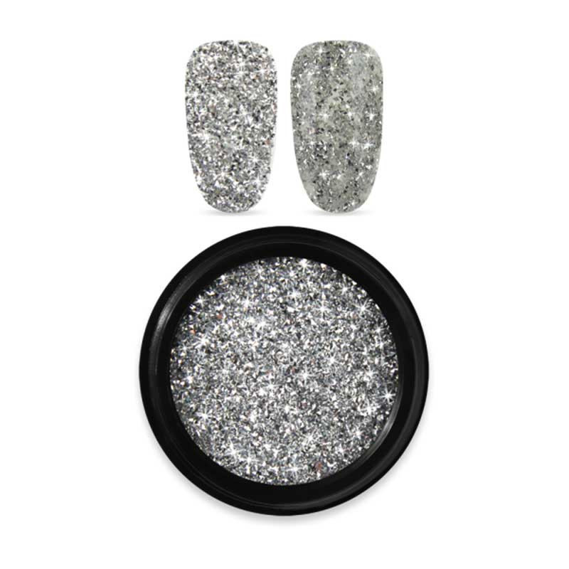 Moyra Spotlight Reflective Powder No. 05 Silver bigger particles - 1g