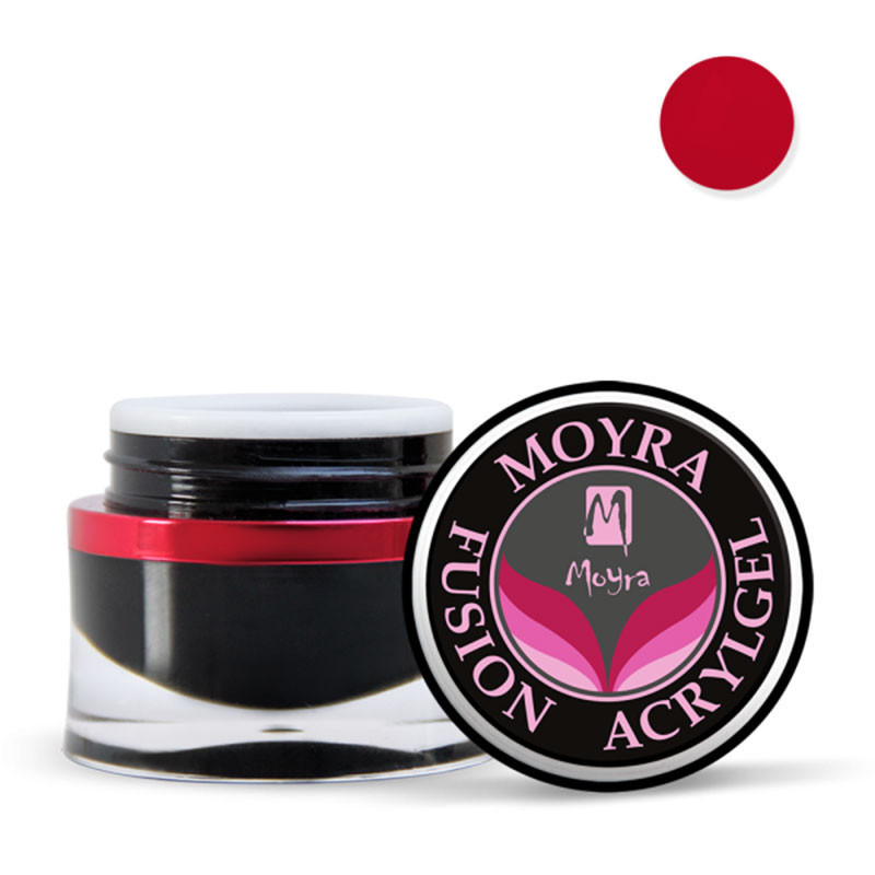 Acrygel Moyra Fusion Colour nro 04 Hibiskuksenpunainen - 15 g