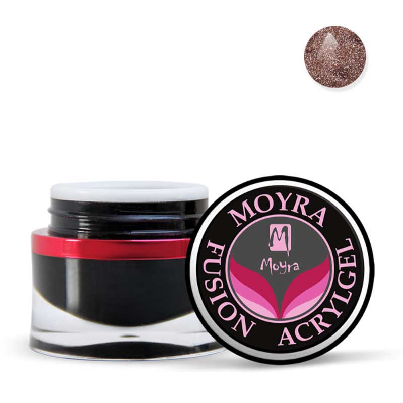 Acrygel Moyra Fusion Colour No. 106 Rosegold Glittery Shine - 15 g