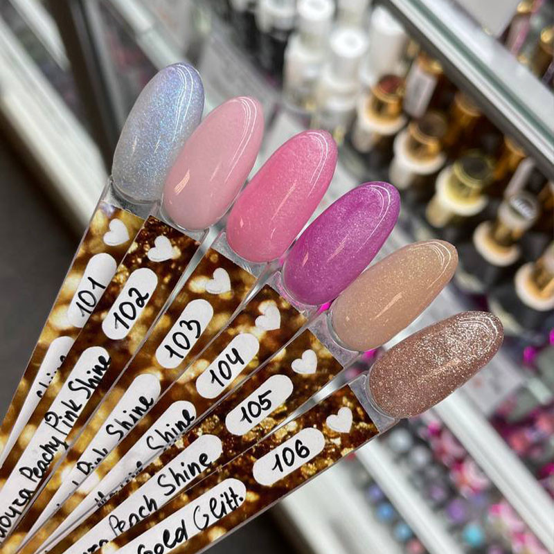 Acrygel Moyra Fusion Colour No. 106 Rosegold Glittery Shine - 15 g