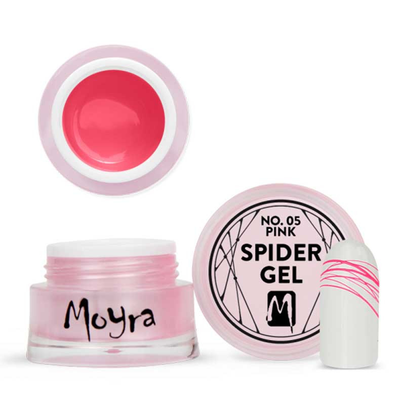 Moyra Hämähäkkigeeli nro 05 Vaaleanpunainen - 5 ml
