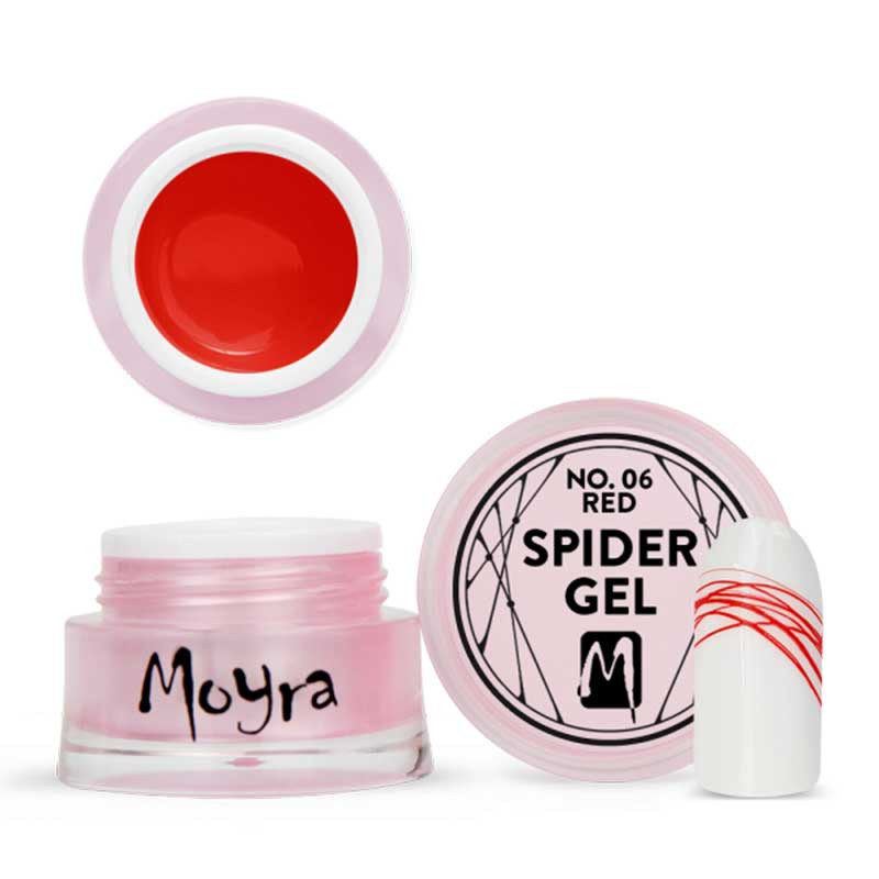 Moyra Spider geeli nro 06 Punainen - 5 ml