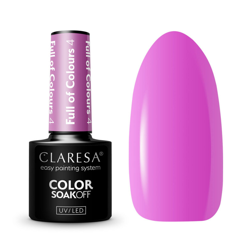 Geelilakka – Claresa Full Of Colors № 4 – 5 ml