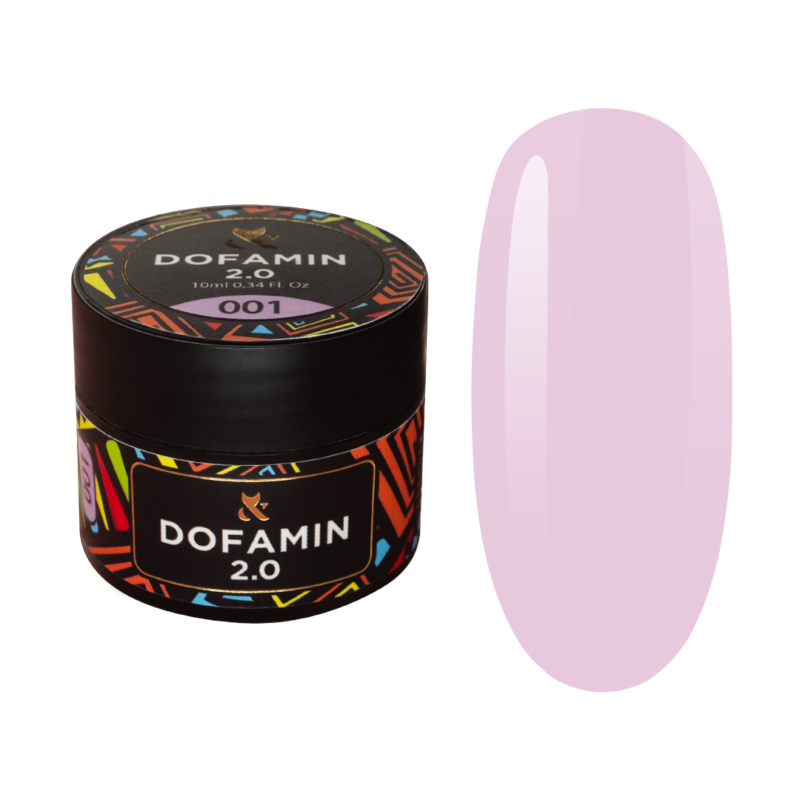 Värillinen alusgeeli - Dofamin F.O.X, 001 - 10 ml