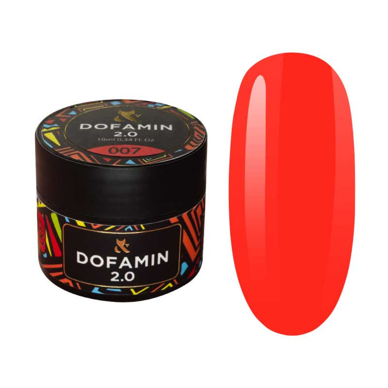 Värillinen alusgeeli - Dofamin F.O.X, 007 - 10 ml