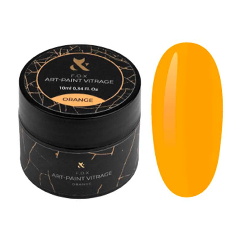 Geelimaali - Art-Paint Vitrage F.O.X, Orange - 10 ml