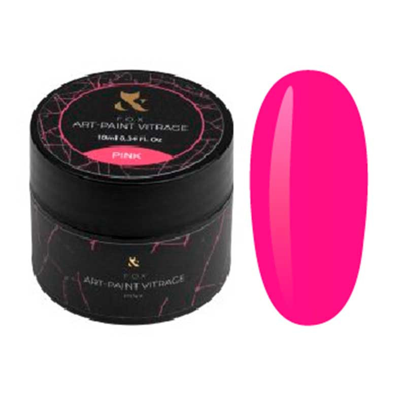 Geelimaali - Art-Paint Vitrage F.O.X, Pink - 10 ml