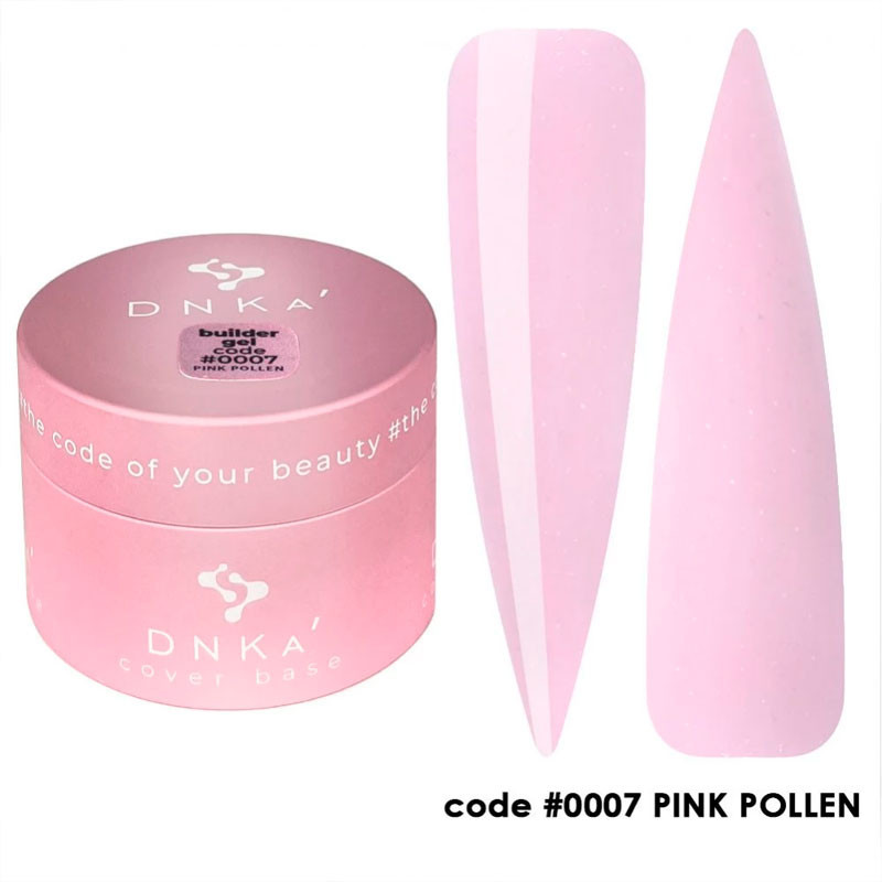 Rakennegeeli - Builder Gel DNKa No. 0007 Pink Pollen - 30 ml