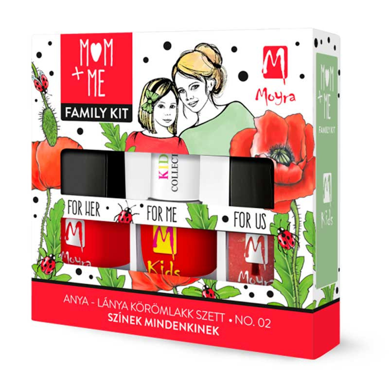 Lasten kynsilakkasetti – Moyra Kids Mom+Me Collection 02