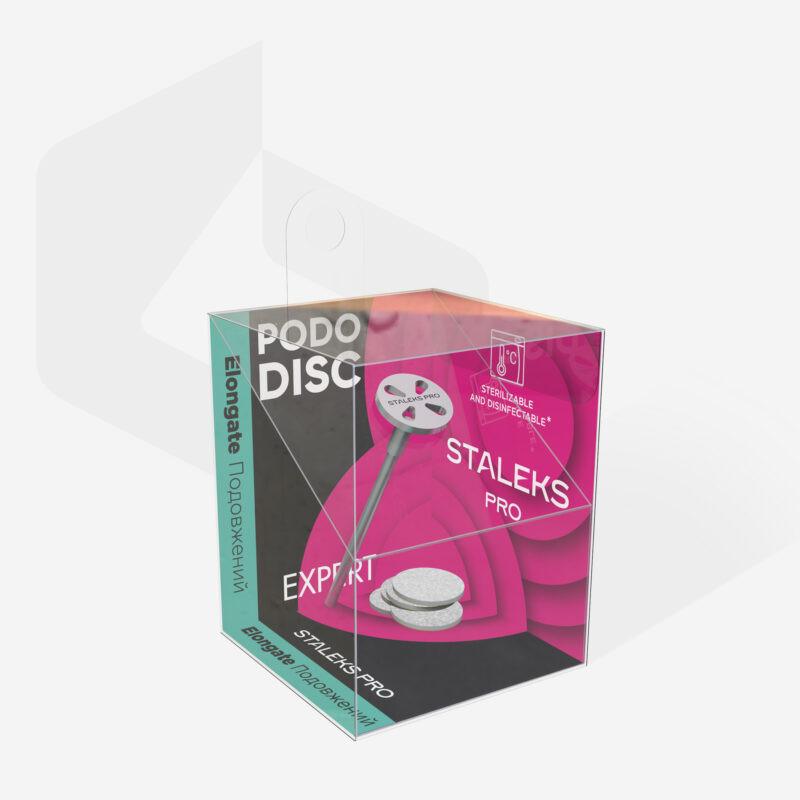 Pedicure disc base with replaceable files 180 grit, 10 mm (5 pcs) – STALEKS PRO EXPERT PODODISC XS