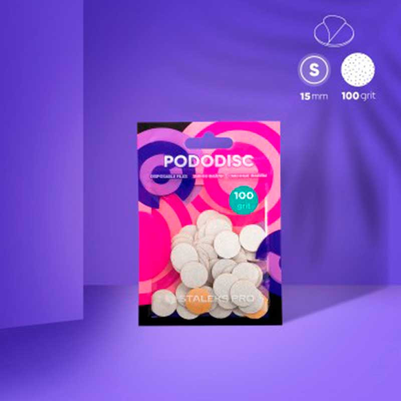 Сменные файлы белые для педикюрного диска – STALEKS PRO EXPERT PODODISC S (50 шт)