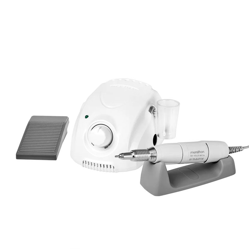 Nail drill Machine - Marathon 3 Champion Saeyang white + H35SP1