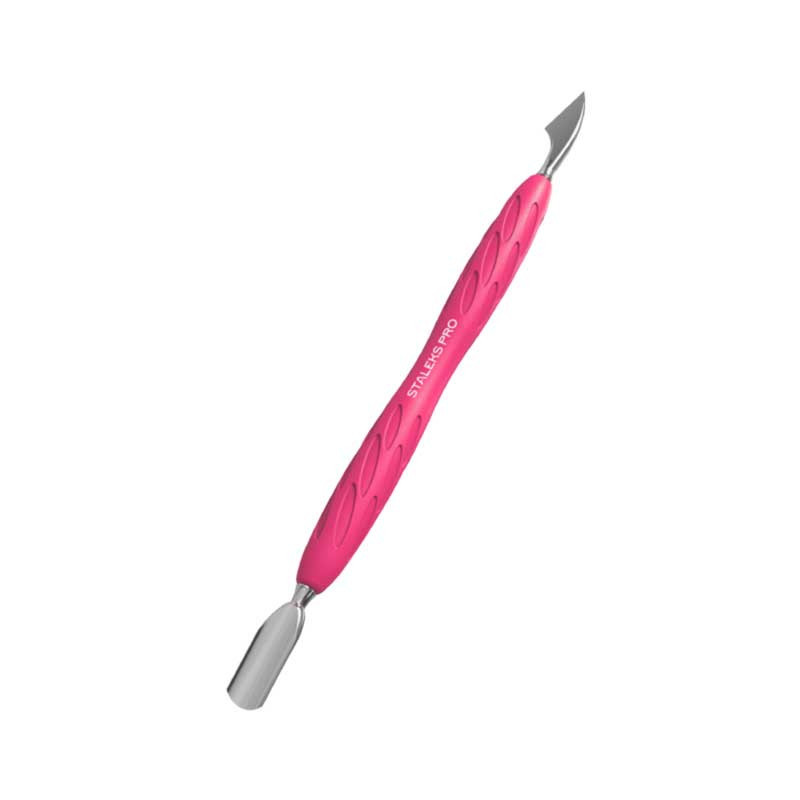 Pusher with axe blade, silicone handle – STALEKS PRO UNIQ 10 TYPE 3