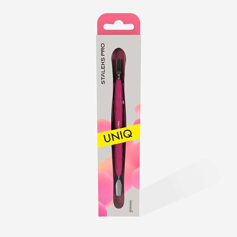 Manicure pusher-spatula and blade with silicone handle – STALEKS PRO UNIQ 10 TYPE 5