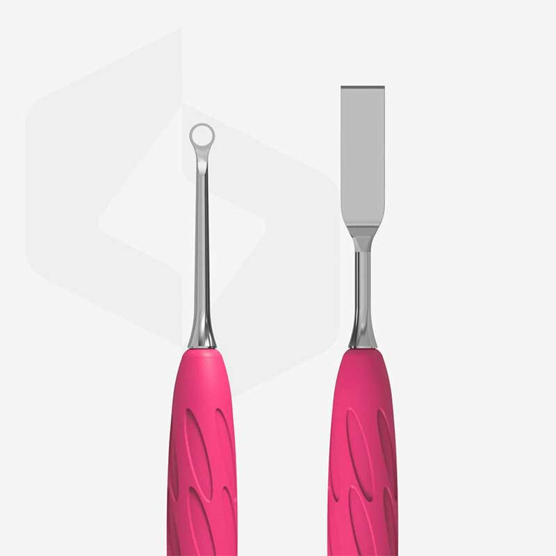 Ring pusher, manicure tool with silicone handle – STALEKS PRO UNIQ 11 TYPE 1