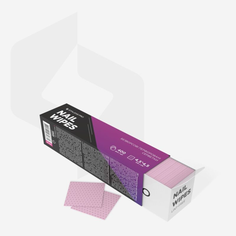 Lint-free manicure wipes perforated – STALEKS PRO EXPERT, 400 pcs