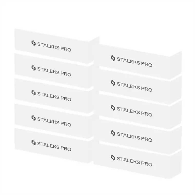 Manikyyribufferit – Staleks PRO EXPERT 51, 150 grit, suorakulmaiset (10 kpl, kertakäyttöiset)