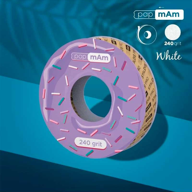 Refill roll for nail file papmAm (without plastic case) Bobbinail Staleks Pro Expert, 240 grit - 8 m