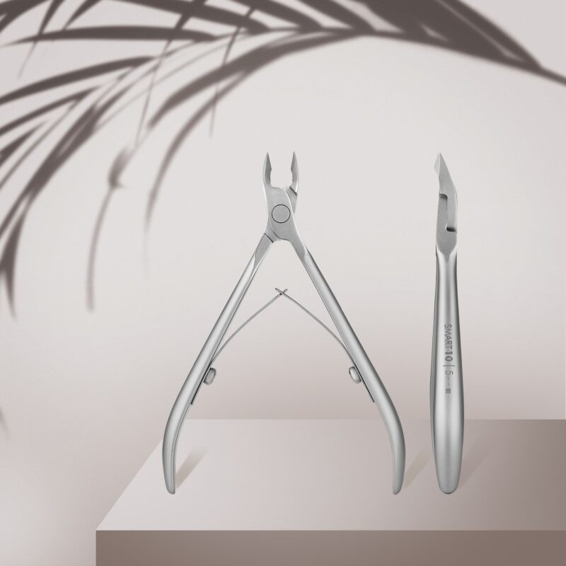 Professional manicure nippers – STALEKS PRO SMART 10, cutting part 5 mm