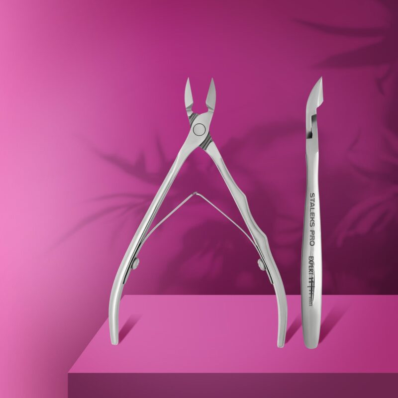 Ammattikäyttöön tarkoitetut manikyyripihdit – STALEKS PRO EXPERT 11, leikkaava osa 11 mm