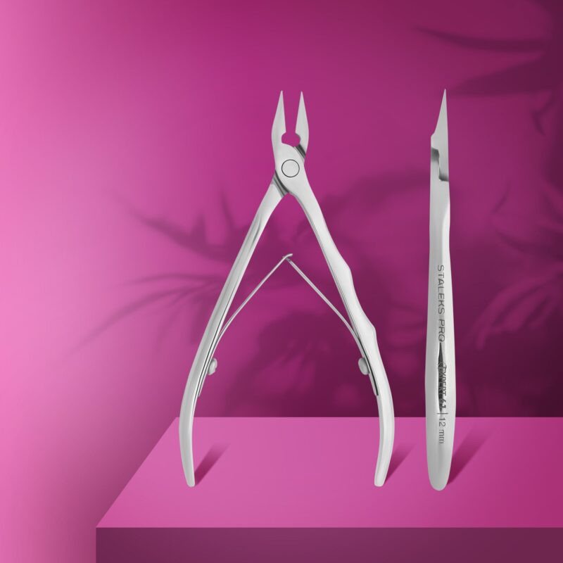 Ammattikäyttöön tarkoitetut pihdit sisäänkasvaneille kynsille – STALEKS PRO EXPERT 61, leikkaava osa 12 mm