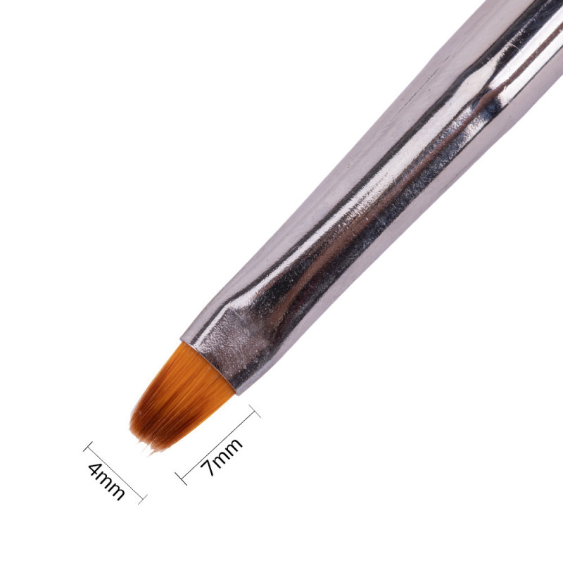 Кисть для геля и акригеля MollyLac Ombre, размер 4, 7 mm