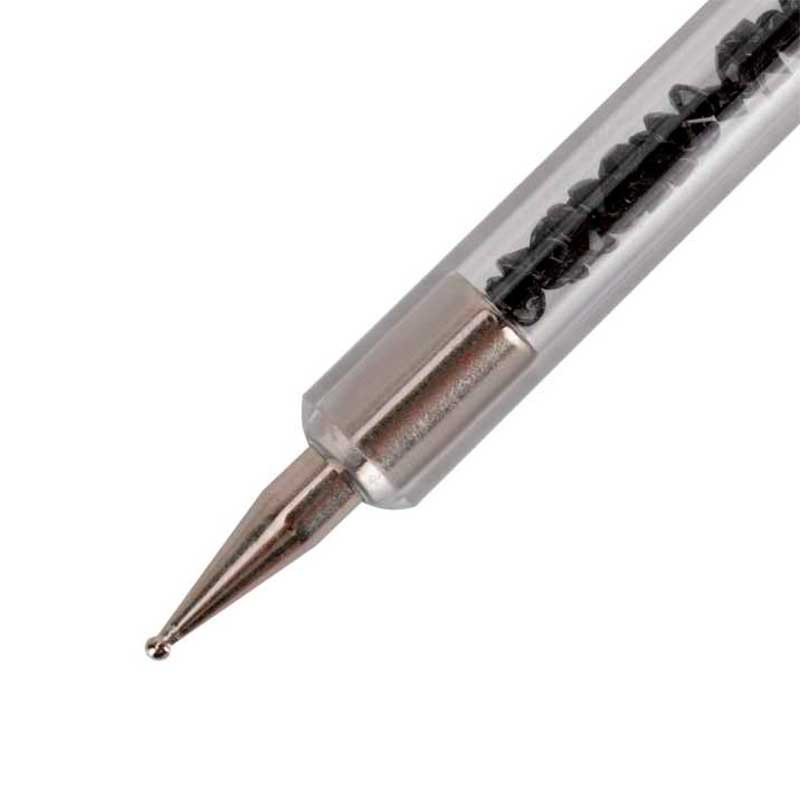 Kynsipensseli 2in1 – MollyLac Musta, 10 mm