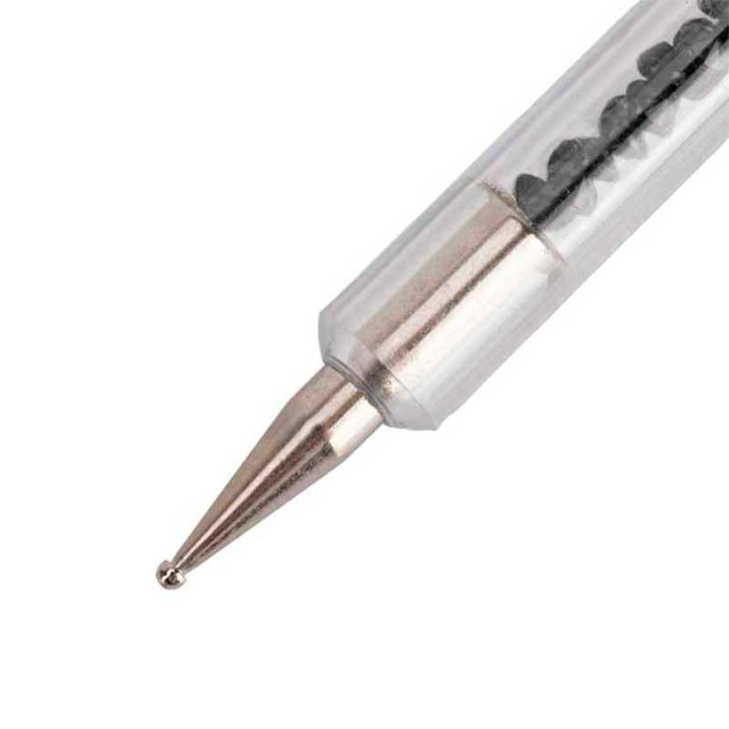 Nail brush 2in1 MollyLac black, 9 mm