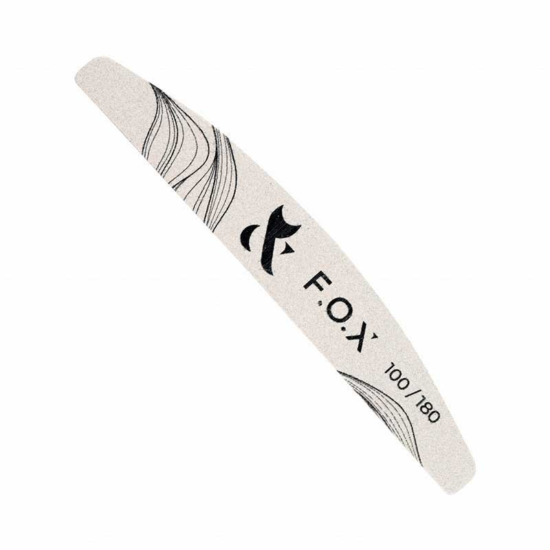 Набор пилочек для ногтей - 100/180 F.O.X, 25 шт