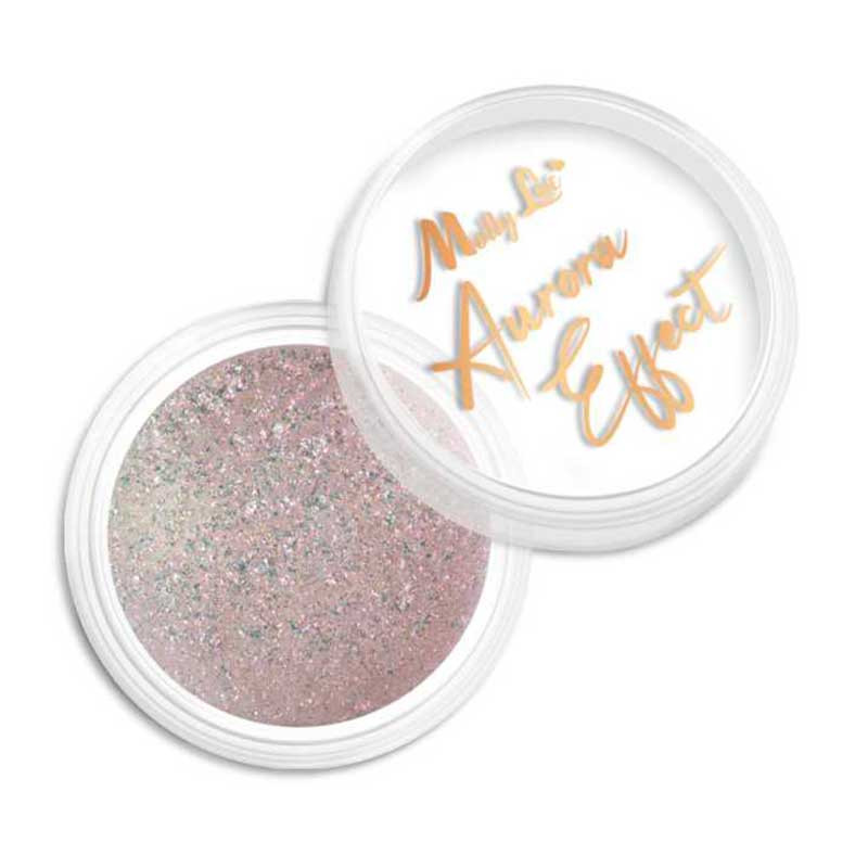 Втирка для ногтей - MollyLac Aurora Mirror Glow 0,3 g - Nr 4