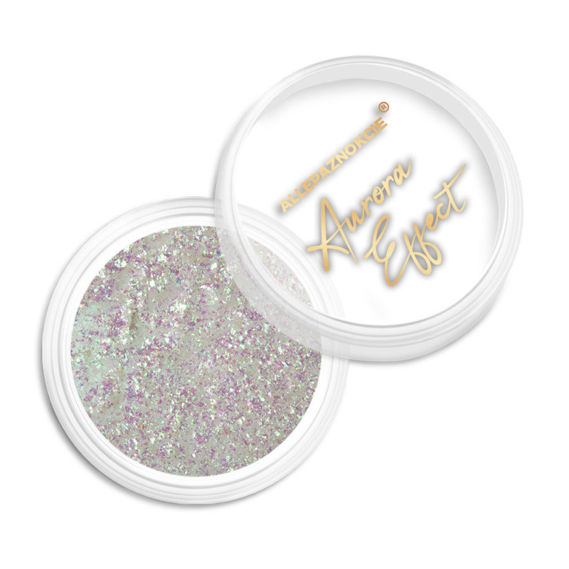 Втирка для ногтей - MollyLac Aurora Mirror Mist - Nr 6