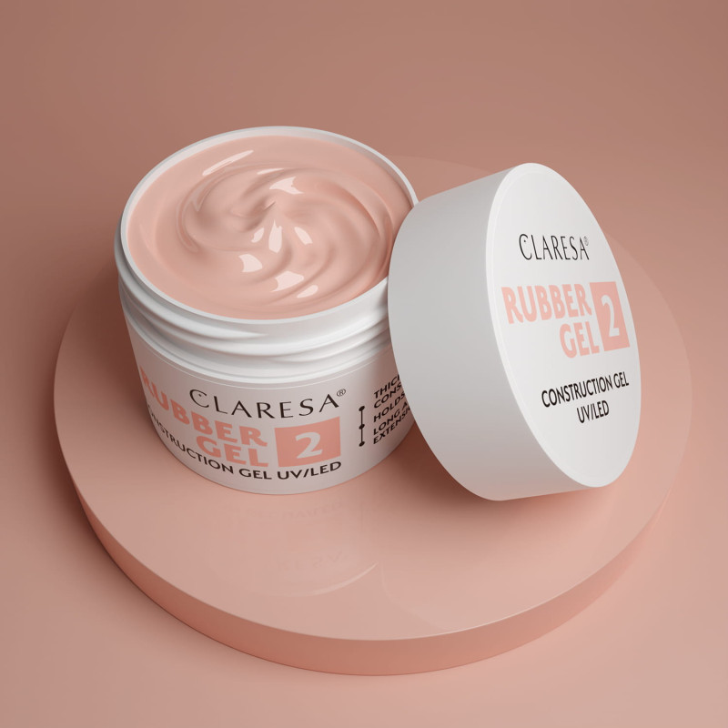 Гель для наращивания ногтей Claresa Rubber Gel - 2