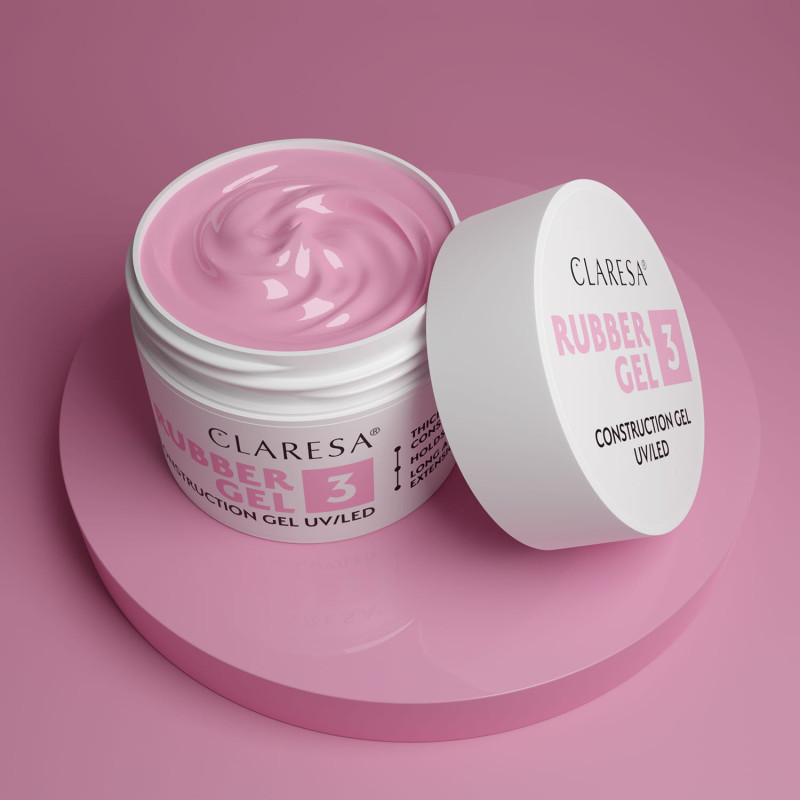 Гель для наращивания ногтей Claresa Rubber Gel - 3