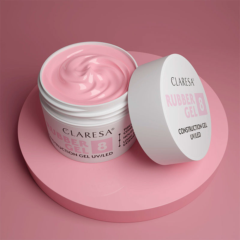 Гель для наращивания ногтей Claresa Rubber Gel - 8