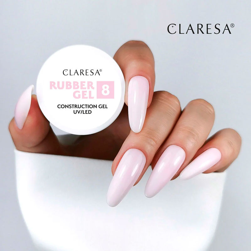 Гель для наращивания ногтей Claresa Rubber Gel - 8