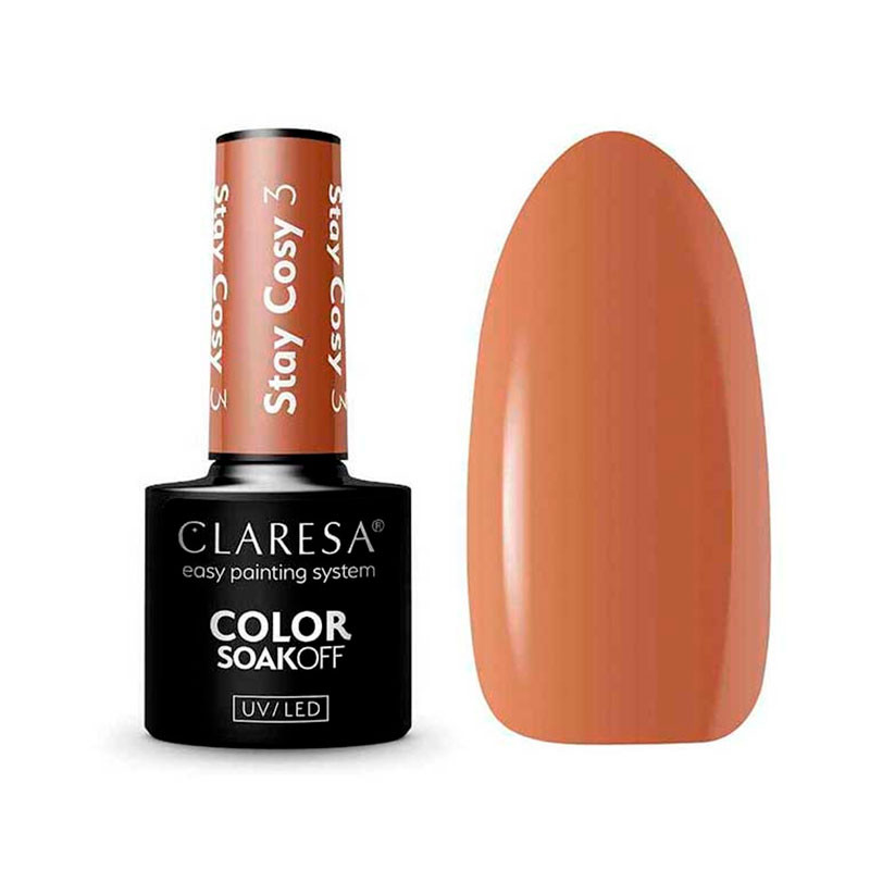 Цветной гель-лак CLARESA STAY COSY № 3, 5 ML