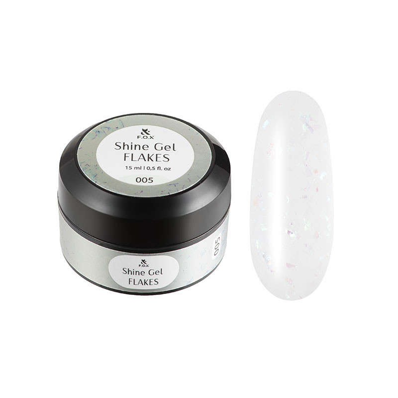 Rakennusgeeli - Shine Gel Flakes 005 F.O.X - 15 ml