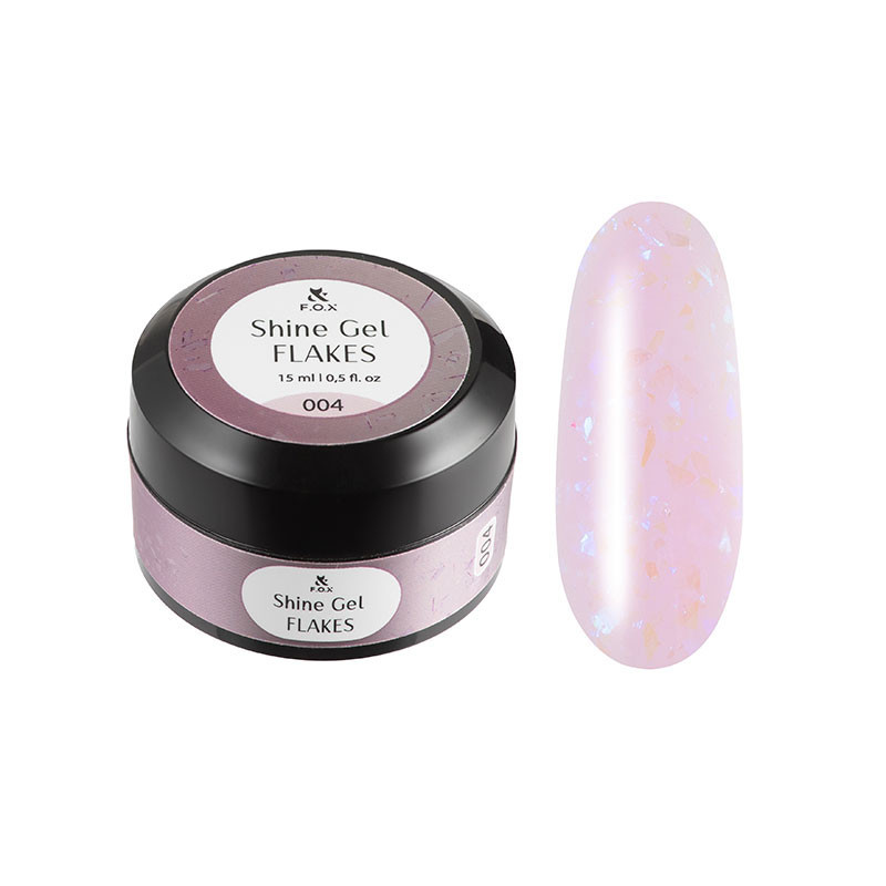 Rakennusgeeli - Shine Gel Flakes 004 F.O.X - 15 ml