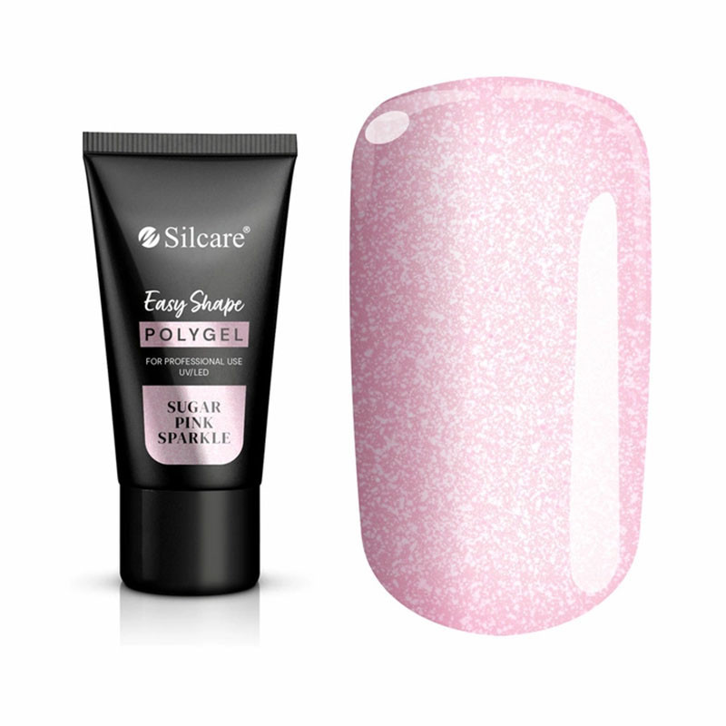 Полигель Silcare Easy Shape - Sugar Pink Sparkle - 30 g