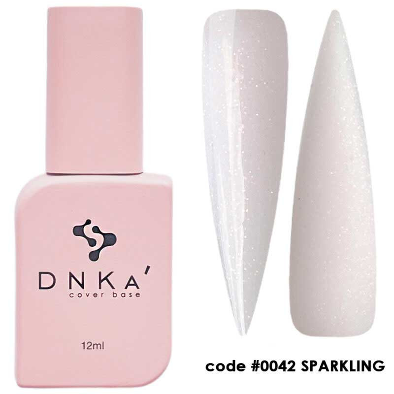 Камуфлирующая база для ногтей No. 0042 Sparkling DNKa