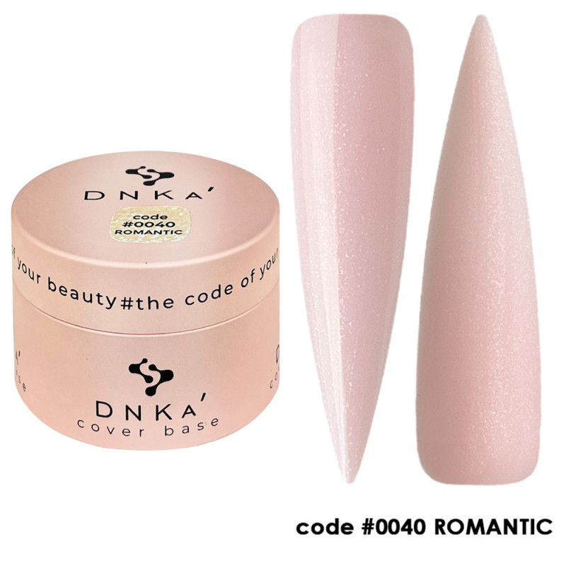 Камуфлирующая база для ногтей No. 0040 Romantic DNKa