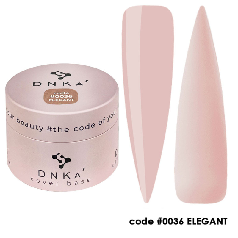 Камуфлирующая база для ногтей No. 0036 Elegant DNKa
