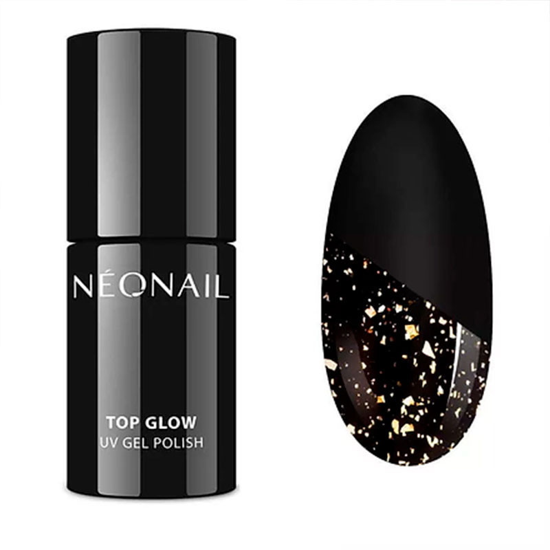 Top Glow Gold Flakes NeoNail - 7,2 ml