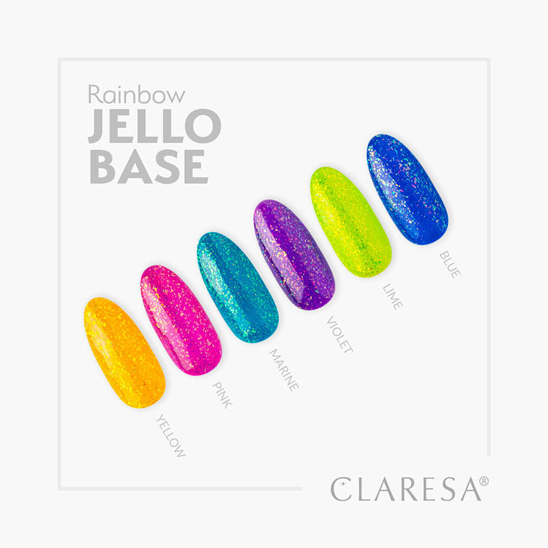 Rainbow Jello Base Claresa Blue - 5 g
