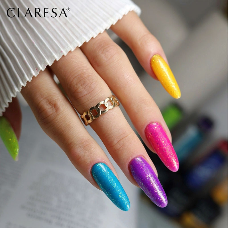 Базовое покрытие  Rainbow Jello Base Claresa Blue - 5 g