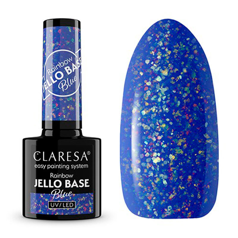 Базовое покрытие  Rainbow Jello Base Claresa Blue - 5 g