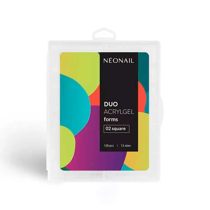 Dual Nail Forms – NeoNail Duo AcrylGel 02 Square, 120 pcs