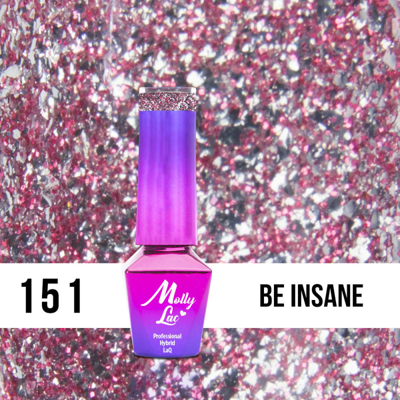 Molly Lac Luxury Limited Gem & Silver Be Insane 5 ml nro 151